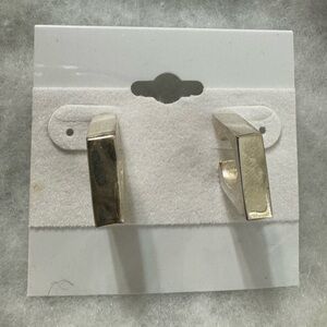 Silver Geometric Earrings